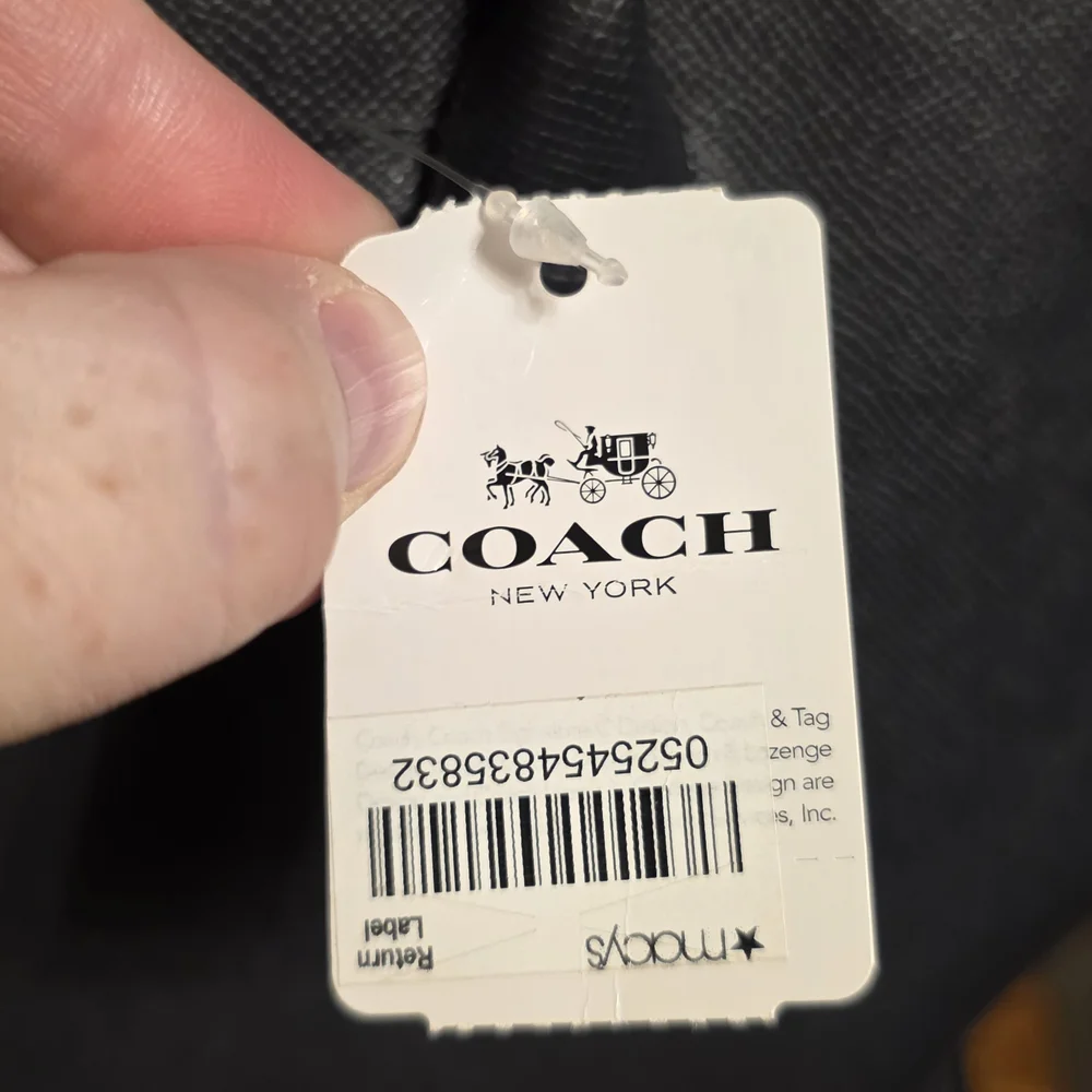 Coach NWT Bailey Carryall in Navy Saffiano Leather